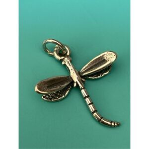 .925 Dragonfly Sterling Silver Jewelry Charm #garden